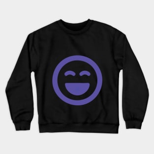 Laughing emoji designs Crewneck Sweatshirt